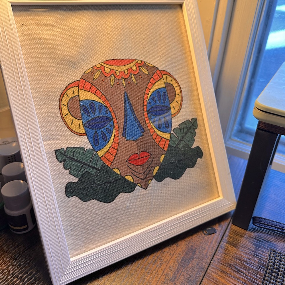 Framed Hand-painted Wall Decor // READ EXPLANATION PLZ \\